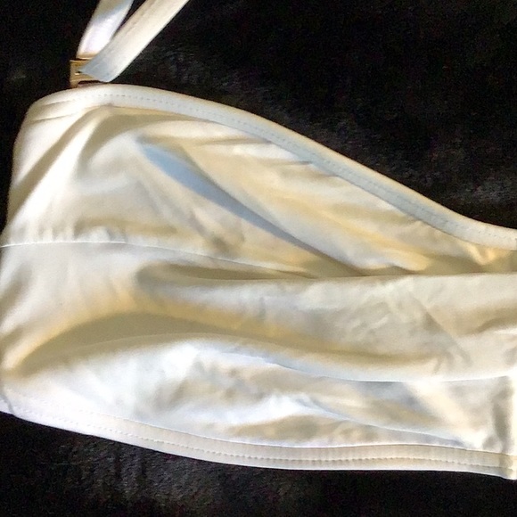 Vince Camuto White Bandeau Swim Top - Picture 2 of 9